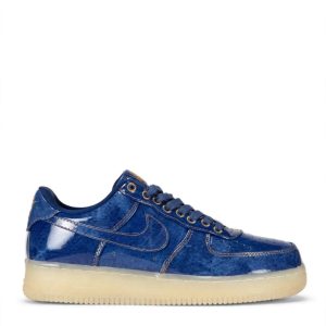 Nike Air Force 1 Low "Patent Denim" for sale — standing shot