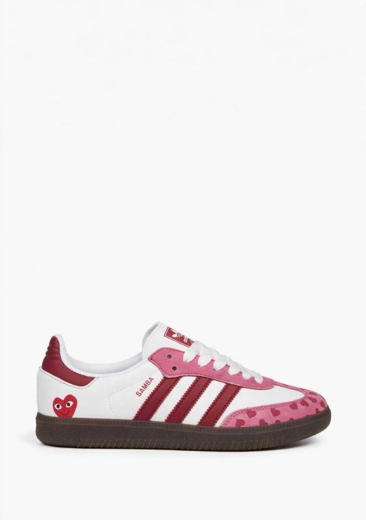 Samba "Love" x Comme des Garçons PLAY for sale — standing shot