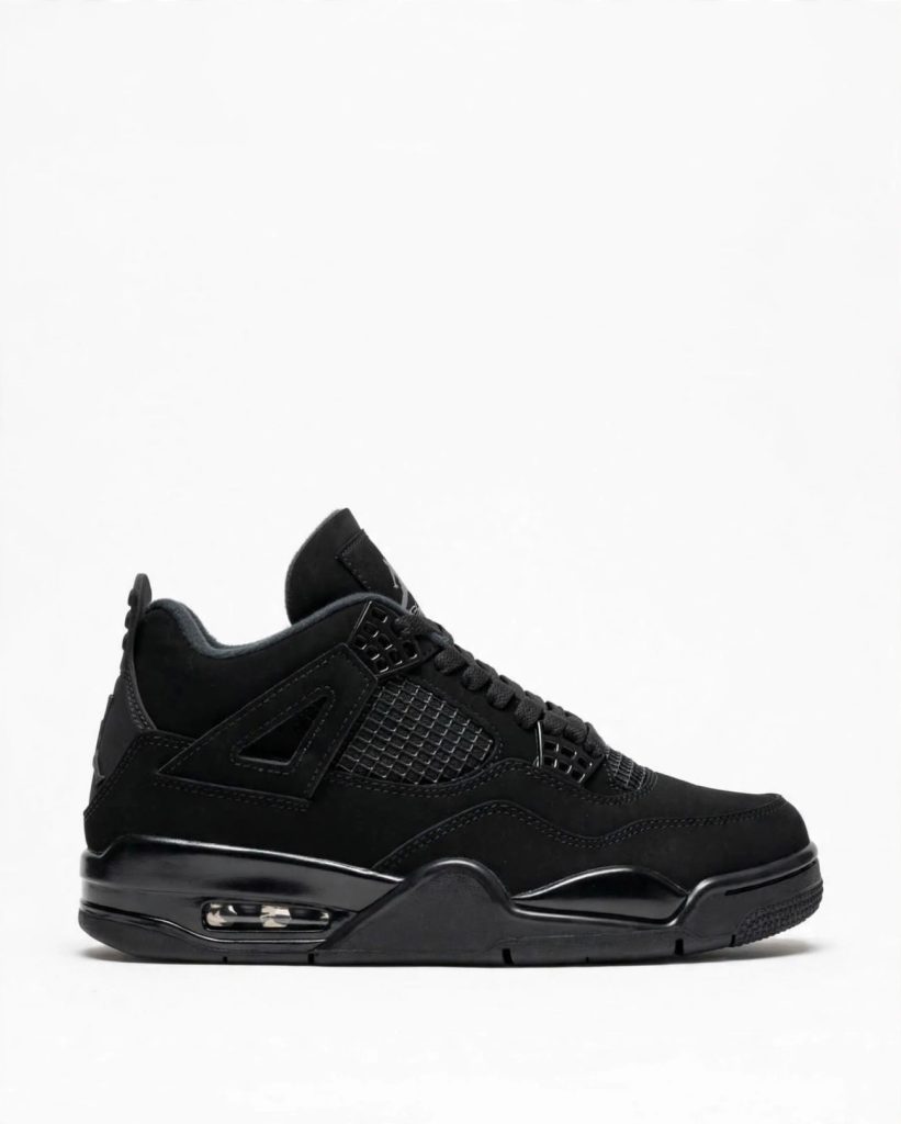 Air Jordan 4 Retro "Black Cat" for sale — standing shot