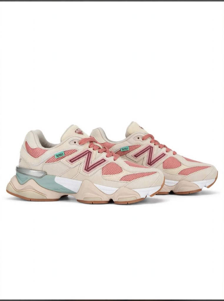 Joe Freshgoods x New Balance 9060 "Penny Cookie Pink" for sale — standing shot