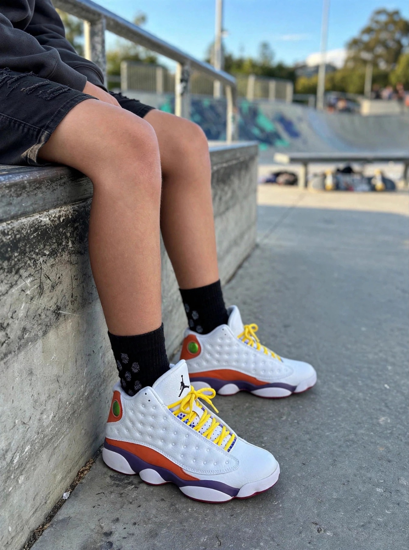 Air Jordan 13 Retro GS "Playground" for sale — on foot