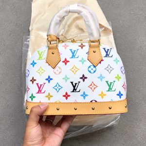Louis Vuitton x Takashi Murakami Alma BB Multicolore White