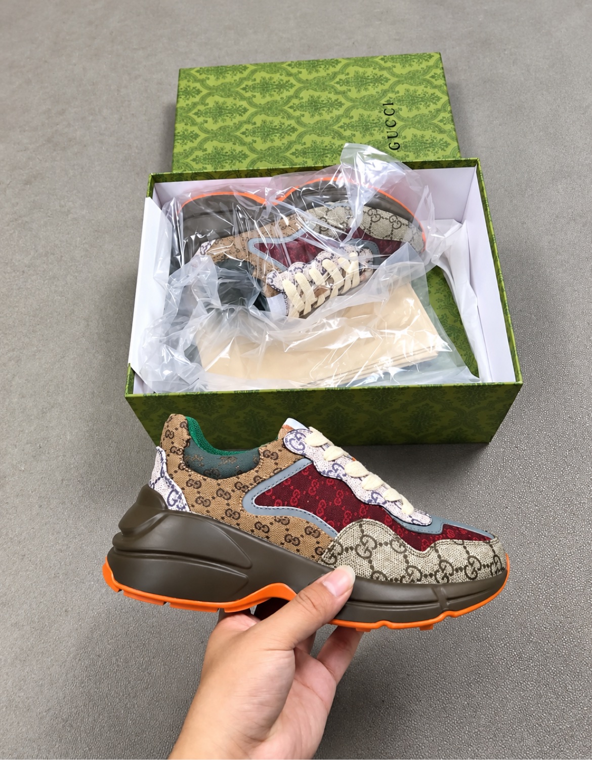 Gucci Rhyton "GG Multicolor" (men's 663659 2UZJ0 7064)